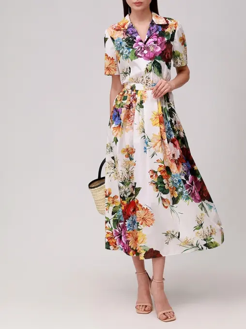 Платье хлопковое DOLCE & GABBANA