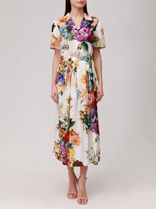 Платье хлопковое DOLCE & GABBANA
