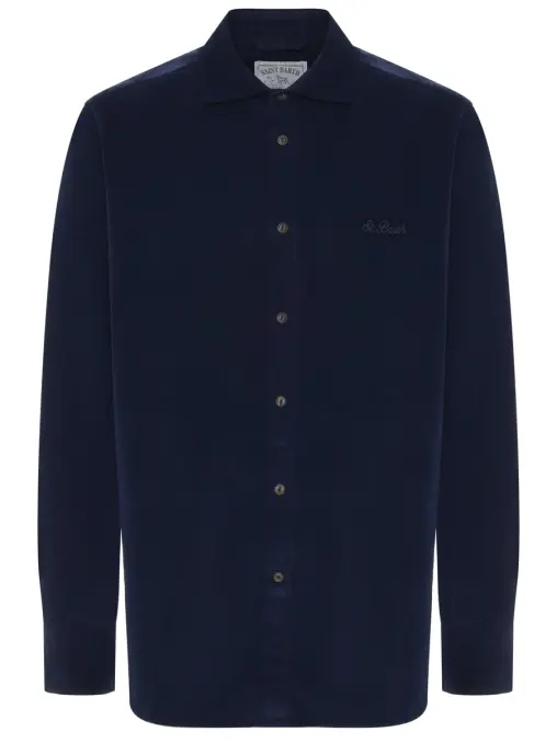 Рубашка Slim Fit вельветовая MC2 SAINT BARTH