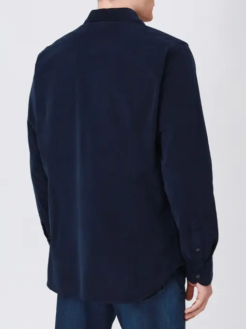 Рубашка Slim Fit вельветовая MC2 SAINT BARTH