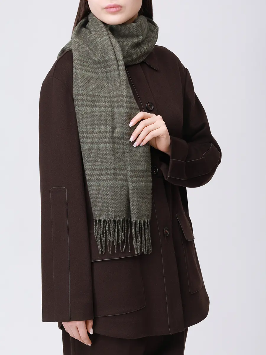 Шарф из шелка и кашемира