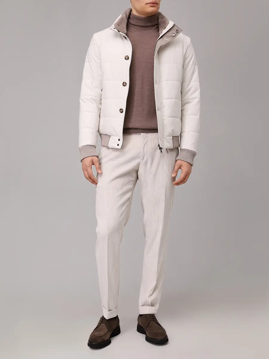 Водолазка из шерсти и шелка