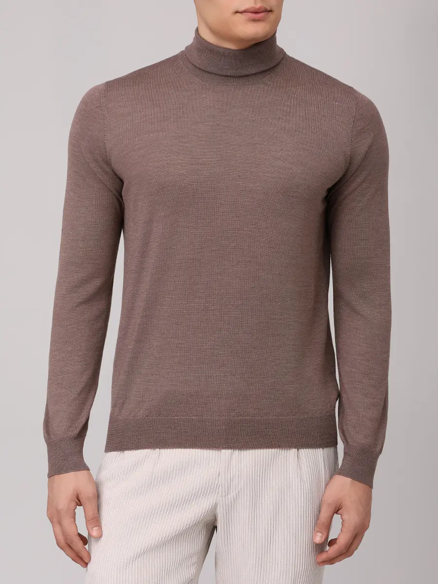 Водолазка из шерсти и шелка