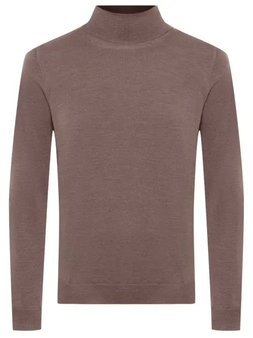 Водолазка из шерсти и шелка BARBA NAPOLI