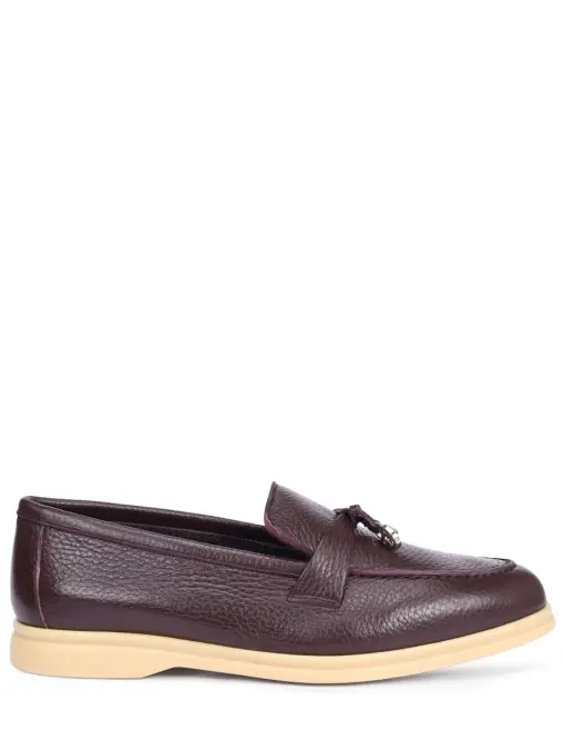 Лоферы кожаные на байке ALDO BRUE`