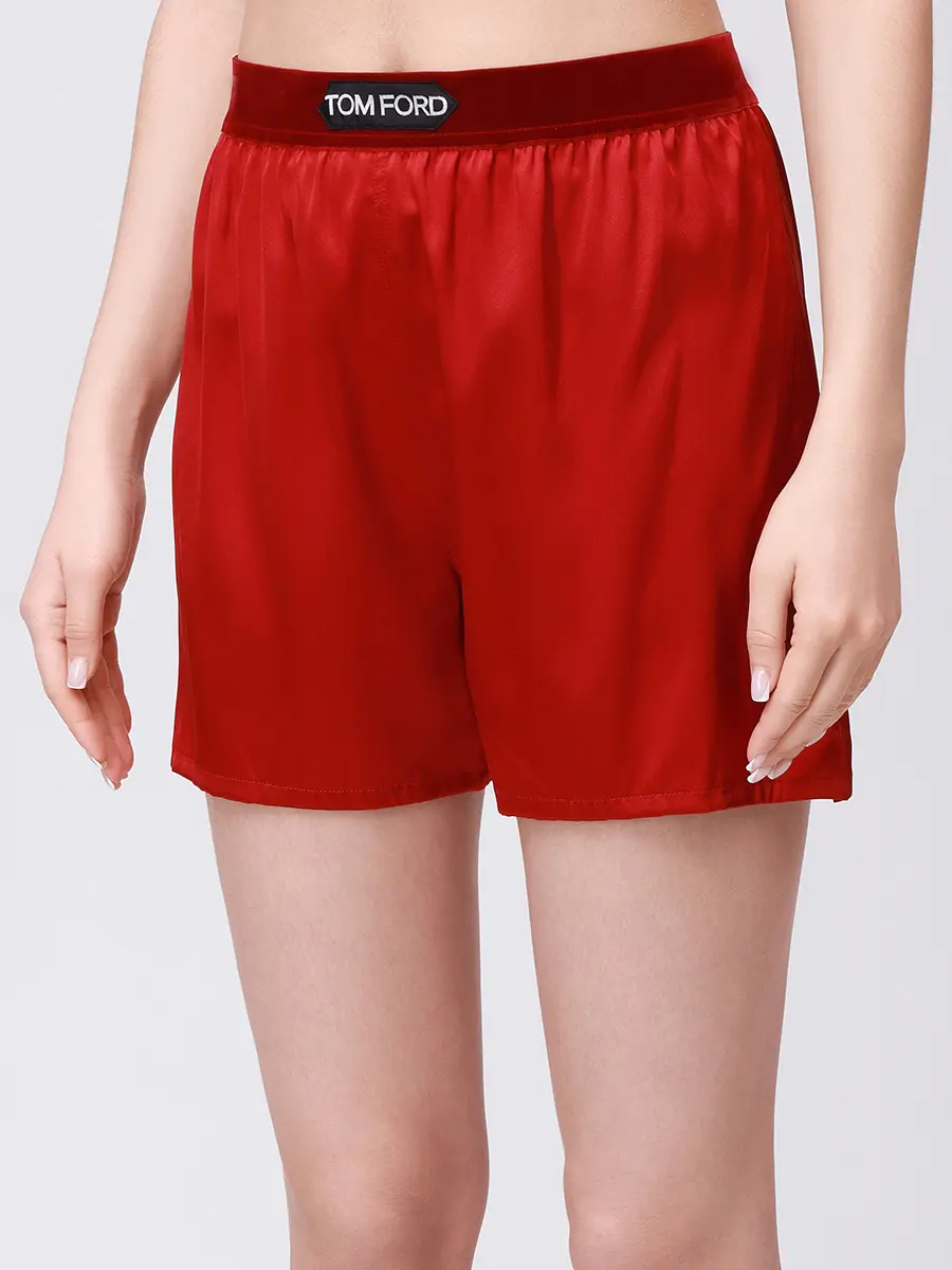 Шорты шелковые