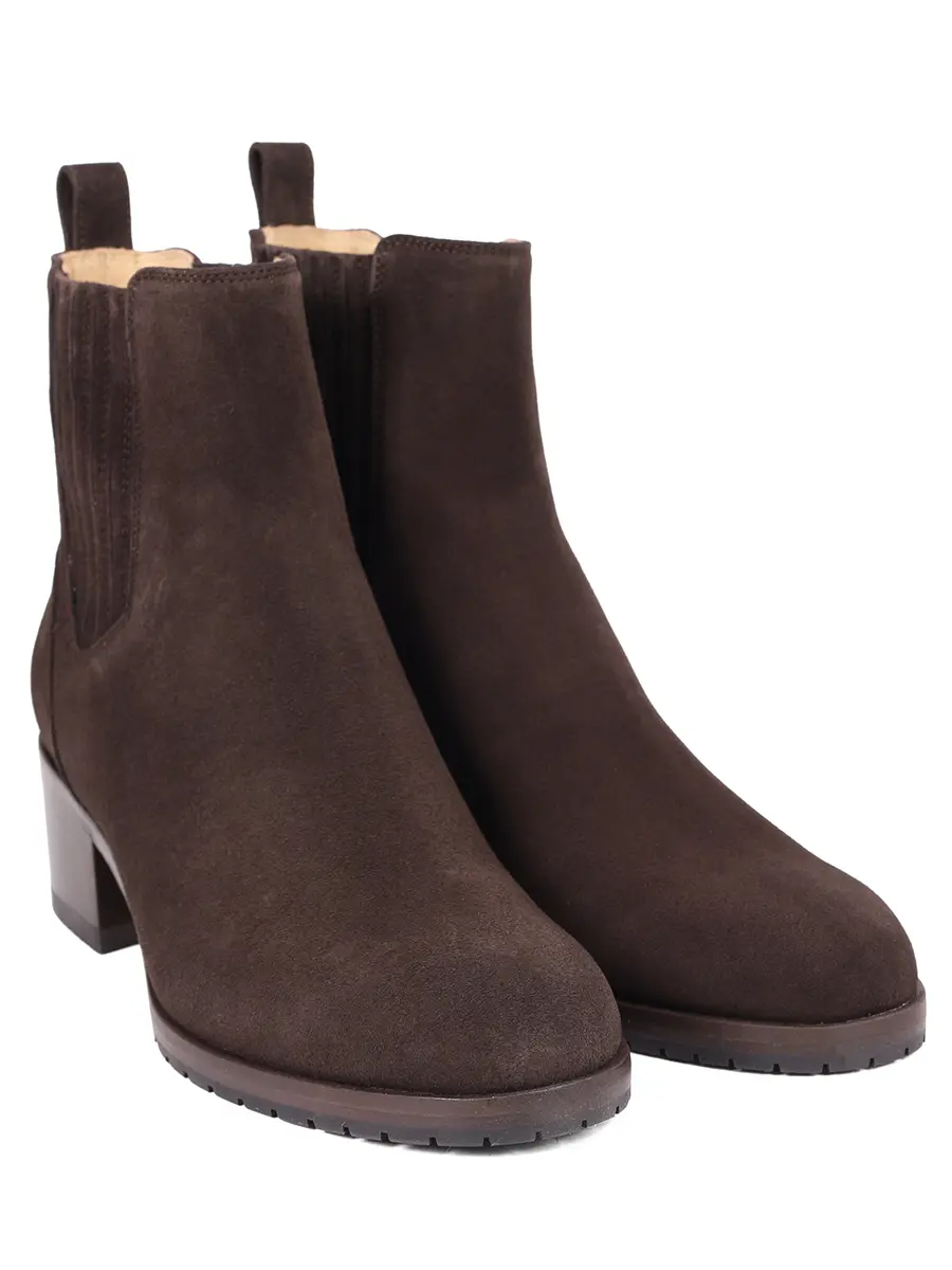 Ботильоны замшевые
