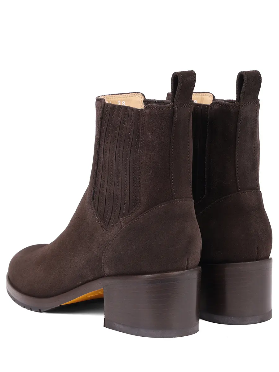 Ботильоны замшевые