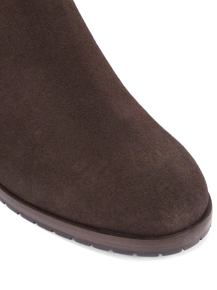 Ботильоны замшевые