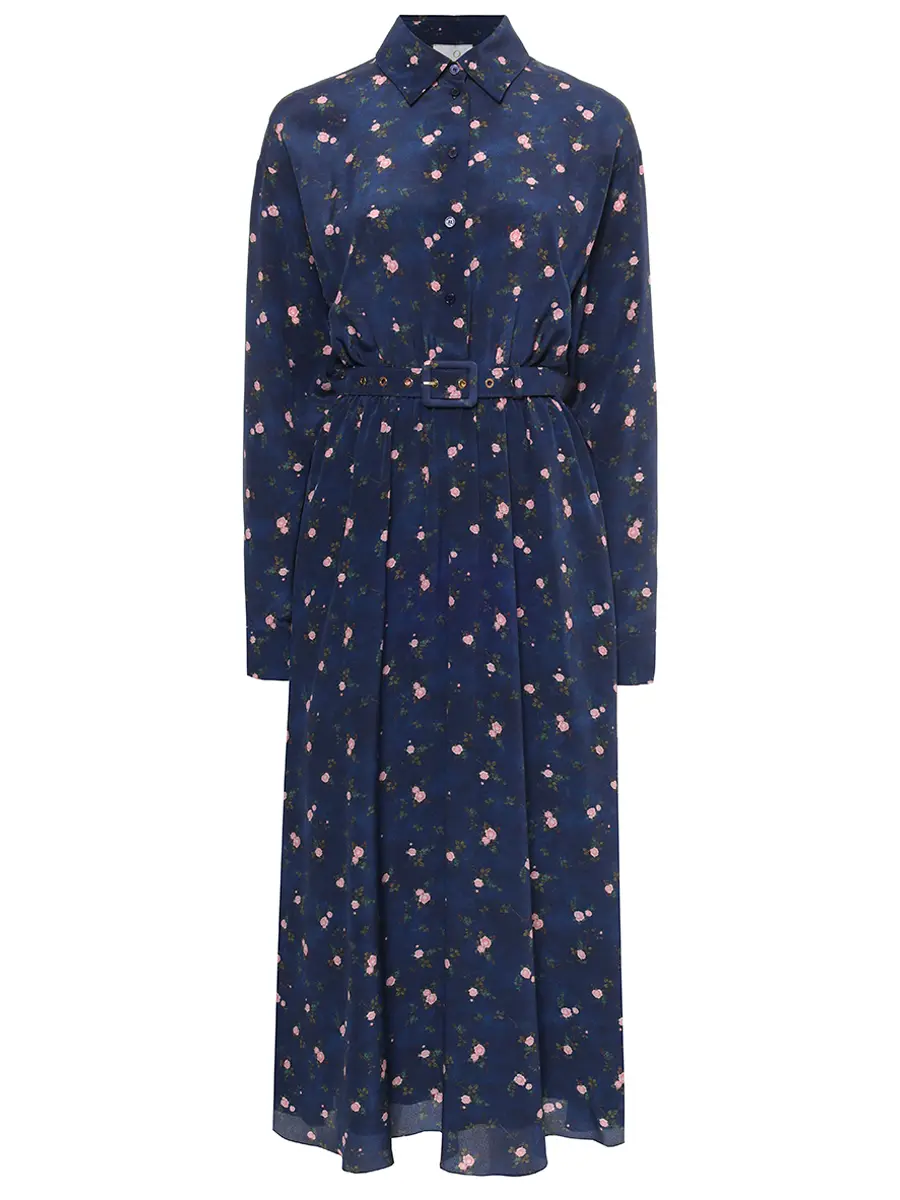 Платье шелковое