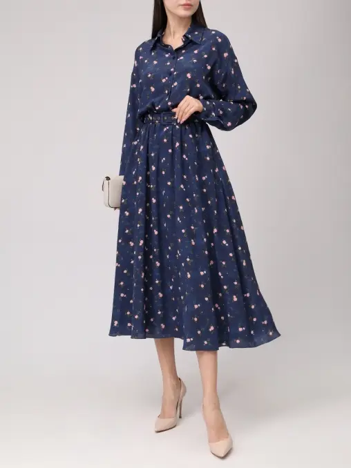 Платье шелковое OLOLOL