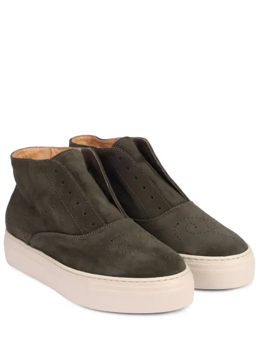 Ботинки замшевые на меху FRATELLI ROSSETTI ONE