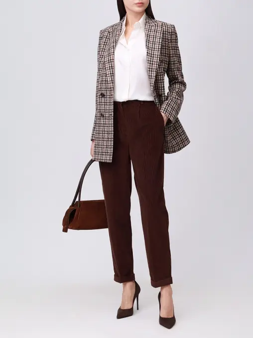 Брюки вельветовые KITON