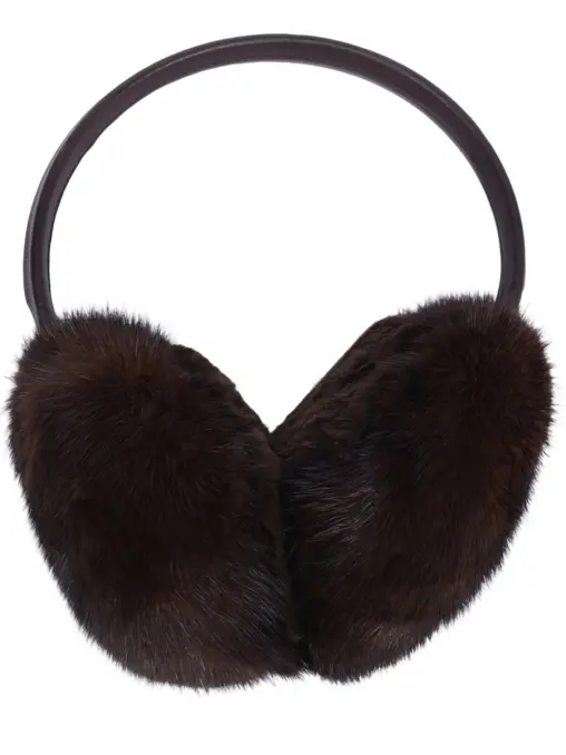 Наушники с мехом норки и кролика YVES SALOMON