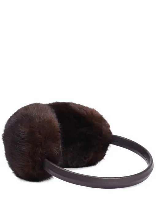 Наушники с мехом норки и кролика YVES SALOMON