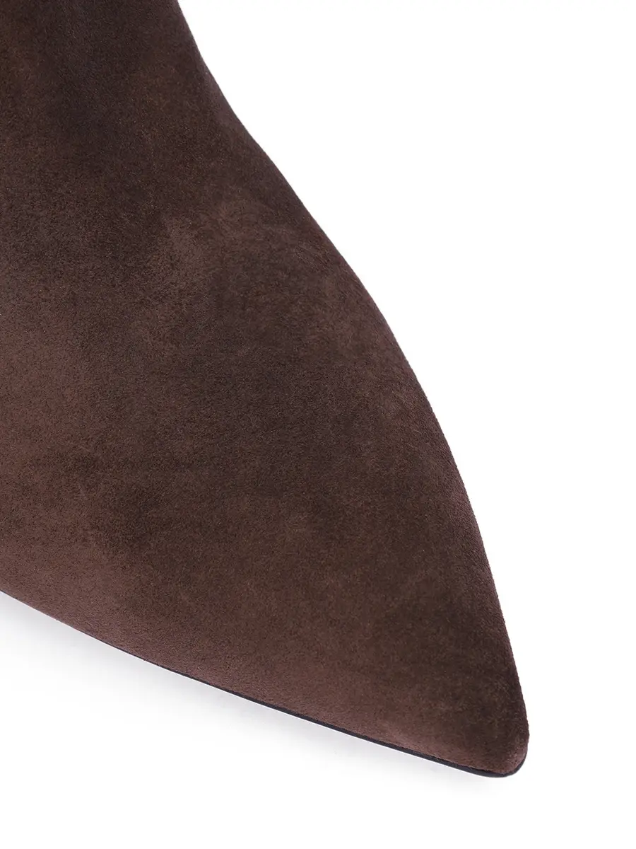 Сапоги замшевые