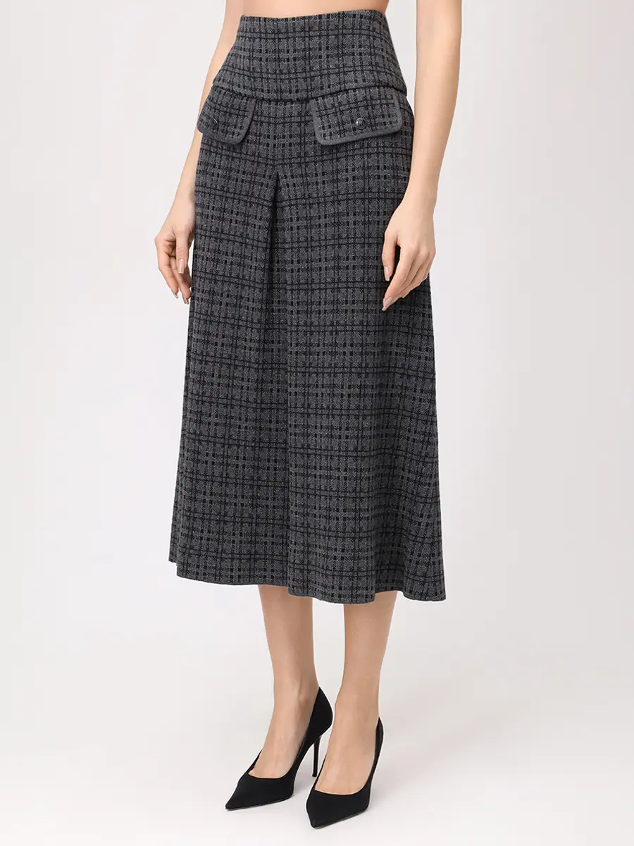 Юбка из шелка и кашемира