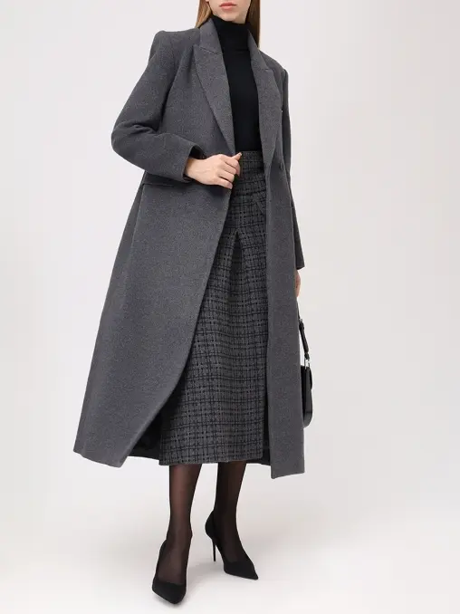 Юбка из шелка и кашемира FREE AGE