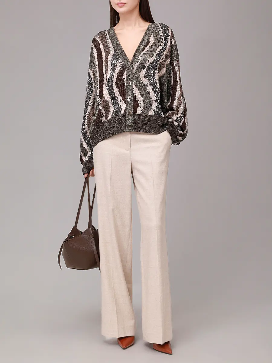 Кардиган с пайетками