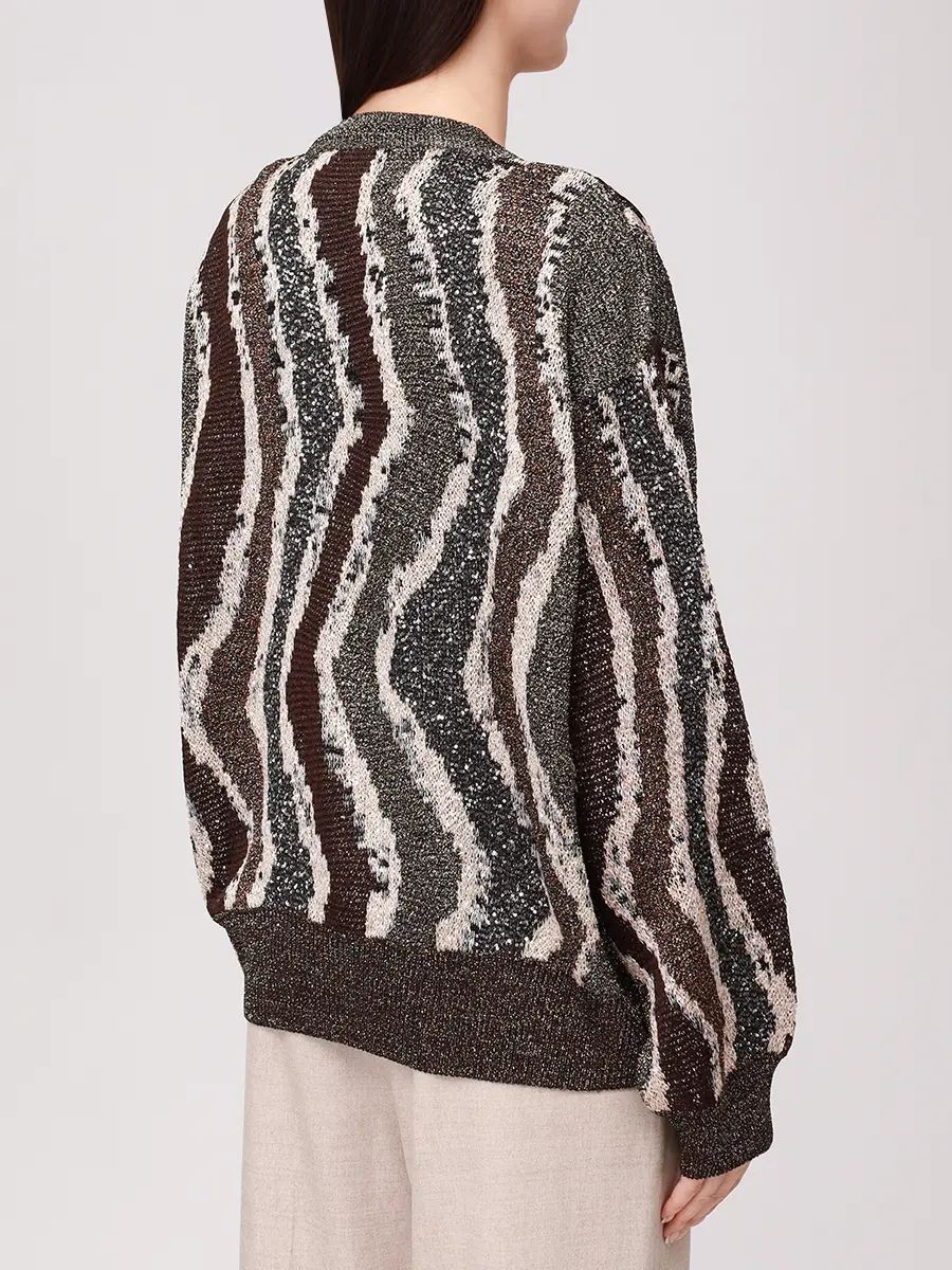 Кардиган с пайетками