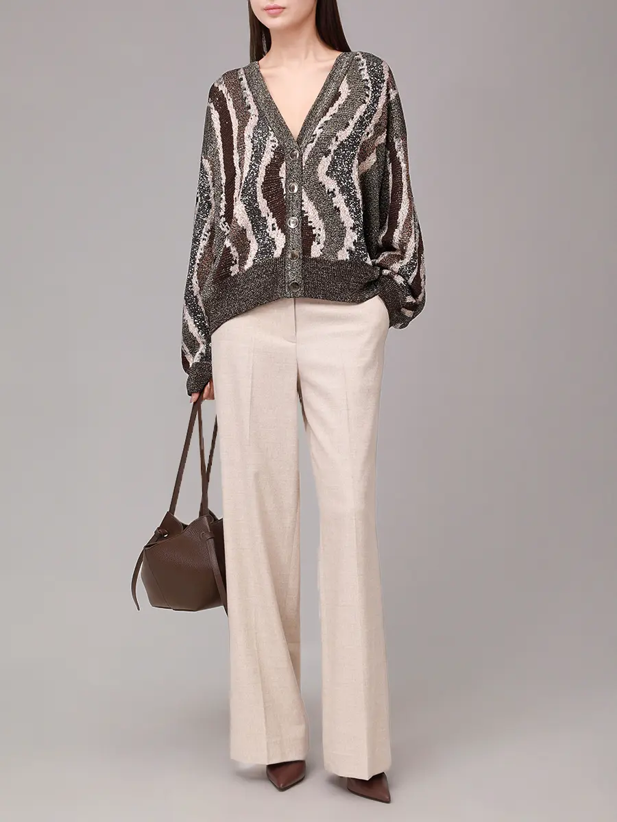 Кардиган с пайетками