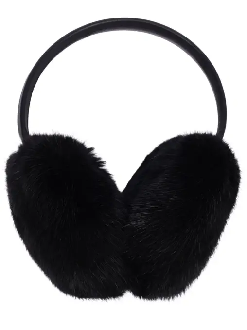 Наушники с мехом норки и кролика YVES SALOMON
