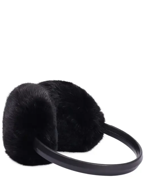 Наушники с мехом норки и кролика YVES SALOMON