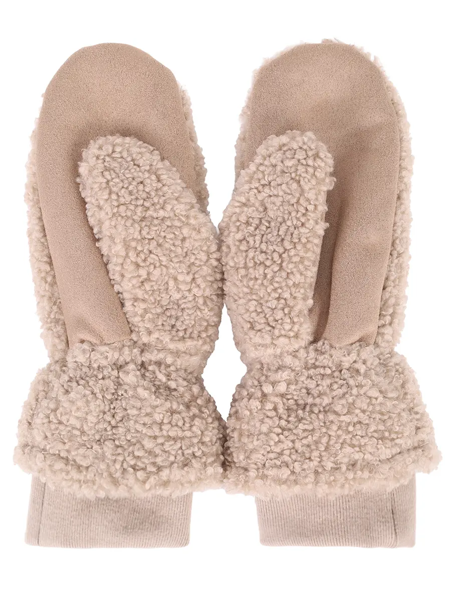 Варежки комбинированные