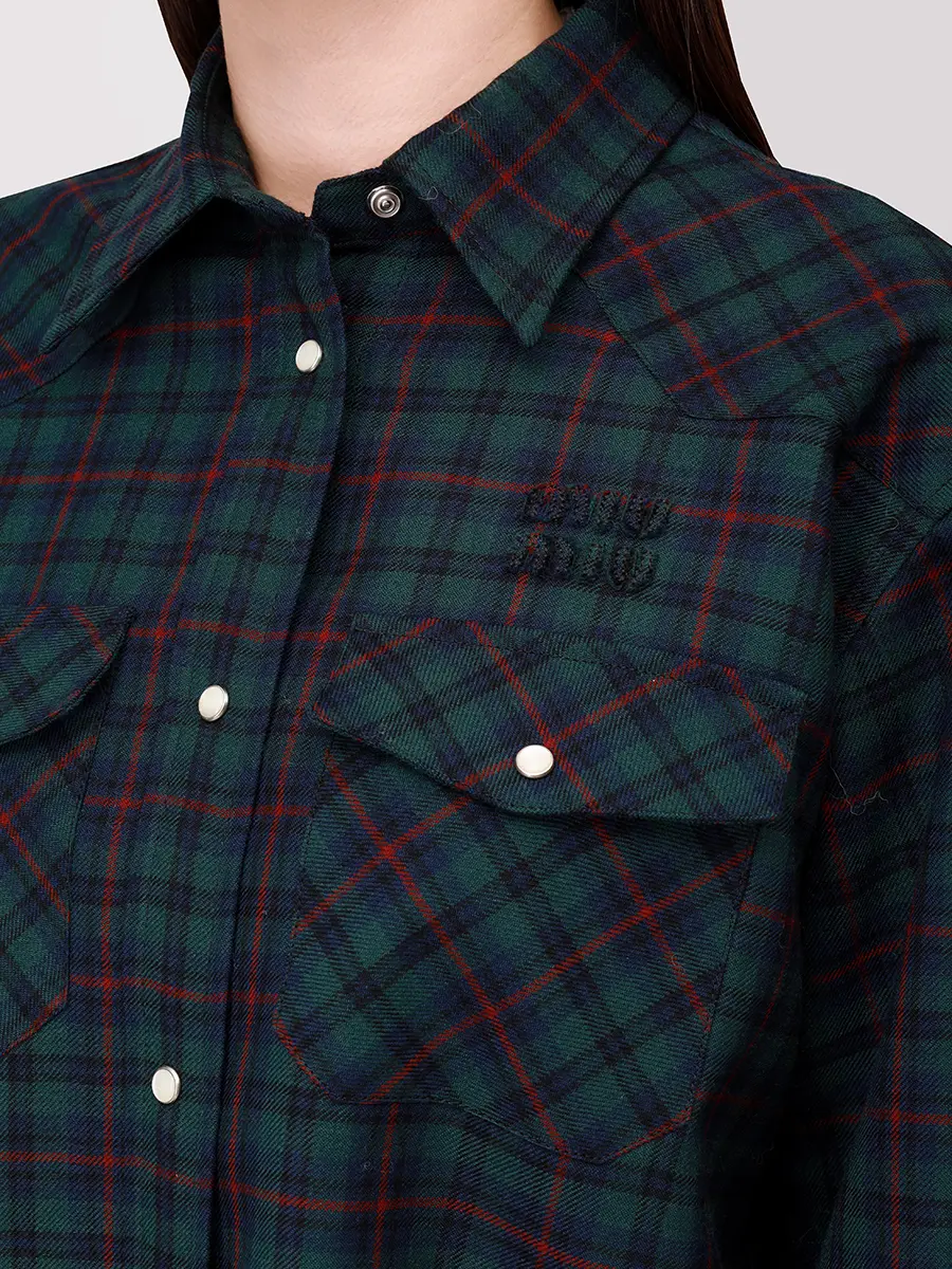 Рубашка шерстяная