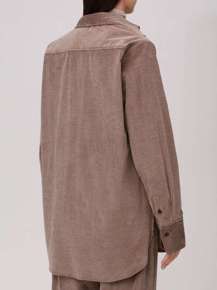 Рубашка вельветовая