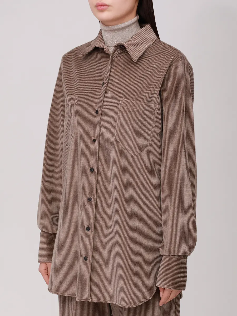 Рубашка вельветовая