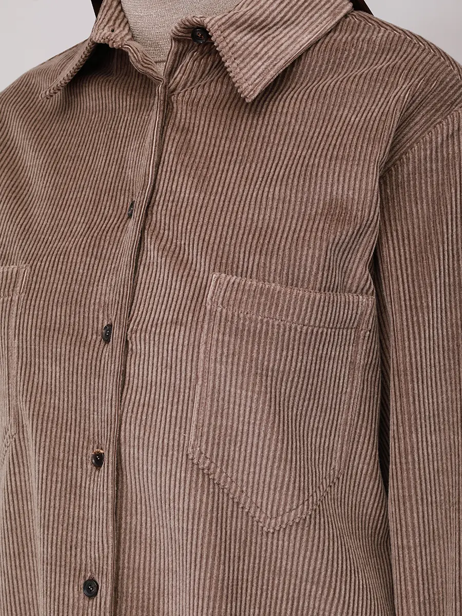 Рубашка вельветовая