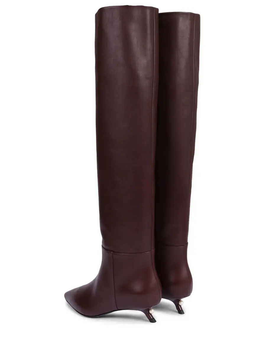 Сапоги кожаные