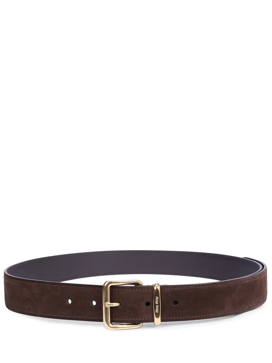 Ремень замшевый