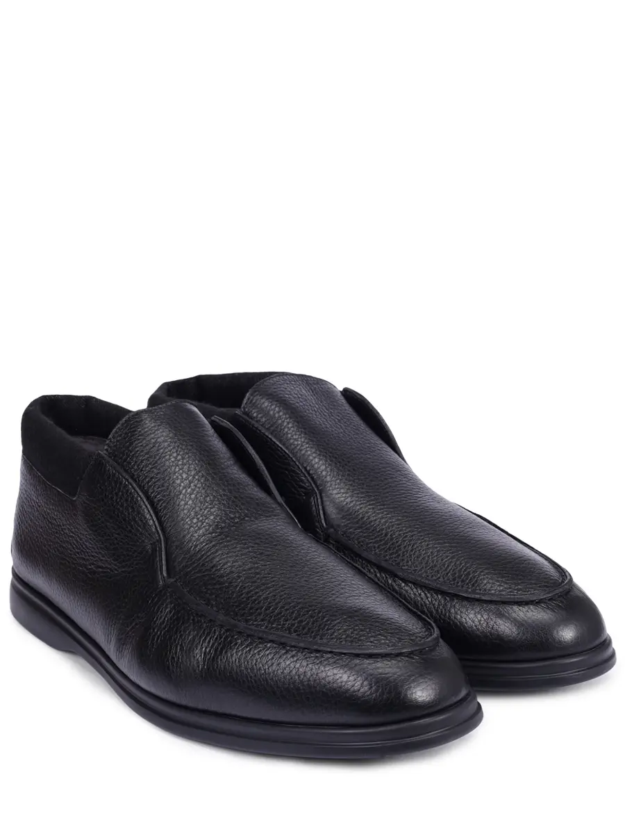 Ботинки кожаные на меху