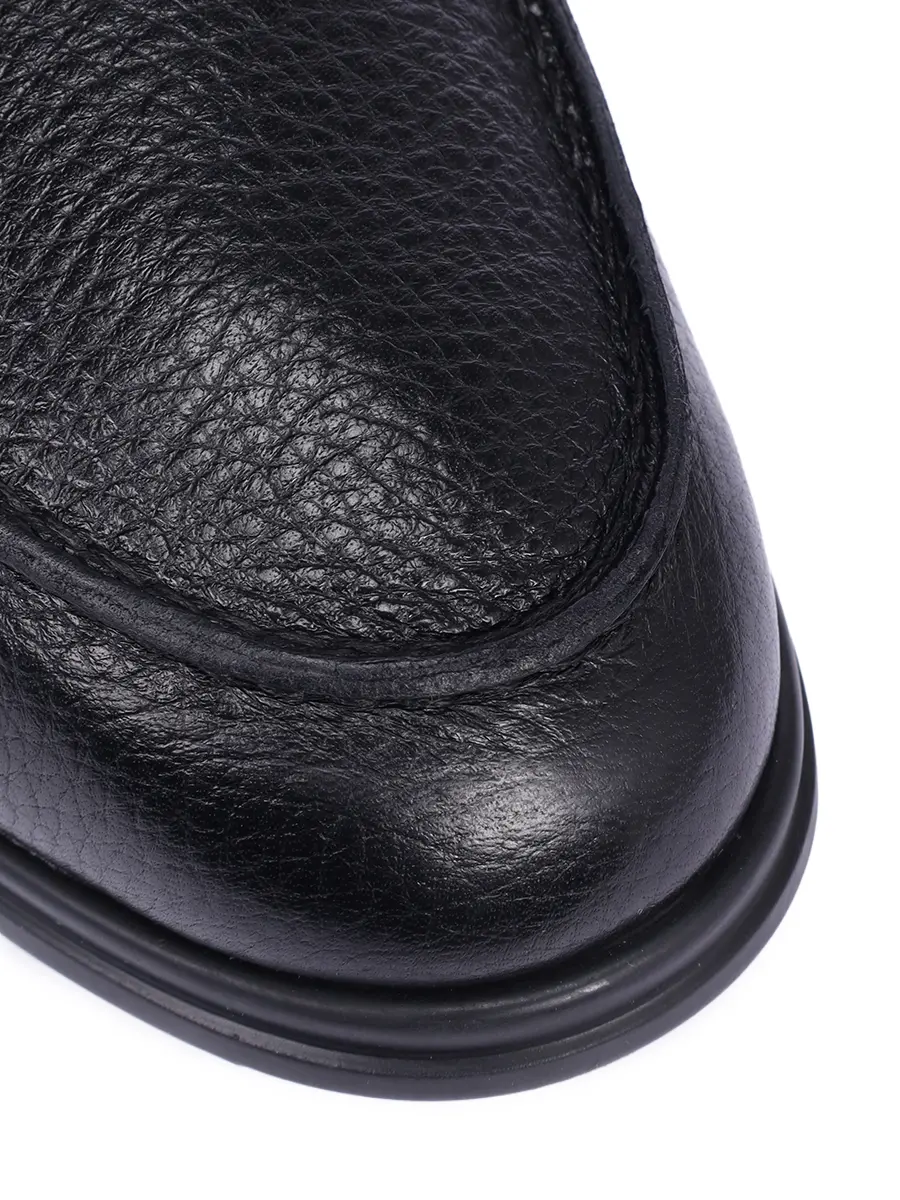 Ботинки кожаные на меху