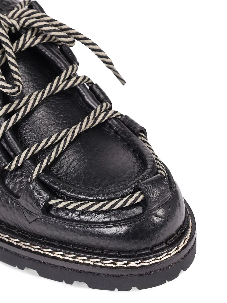 Полуботинки кожаные