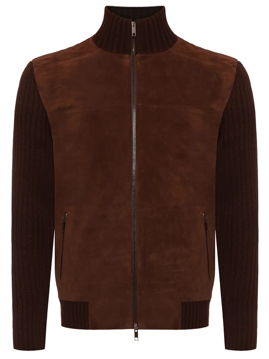 Кардиган комбинированный