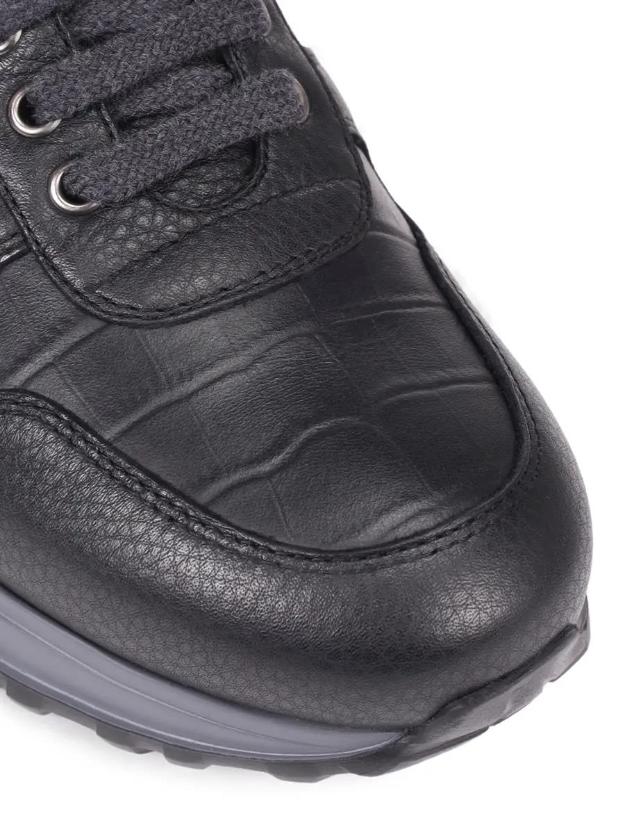 Кроссовки кожаные на байке