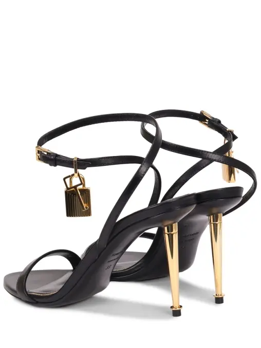 Босоножки кожаные Padlock TOM FORD