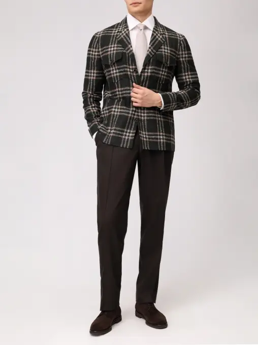 Брюки шерстяные CESARE ATTOLINI