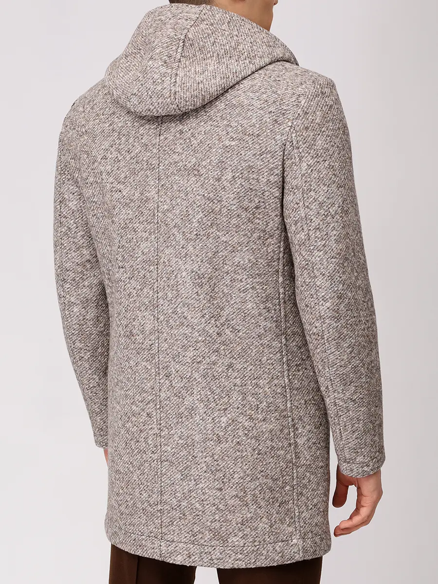 Пальто однотонное