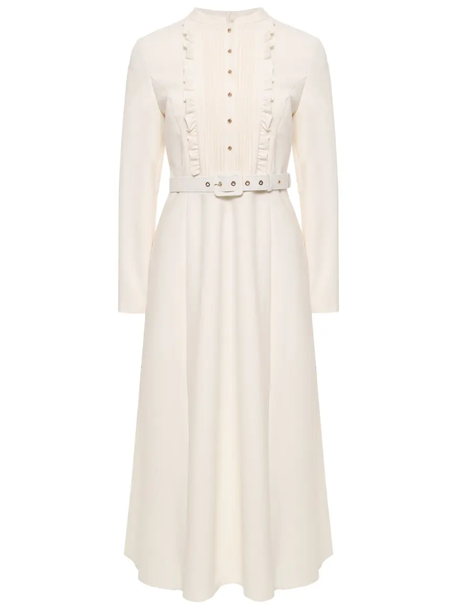 Платье однотонное