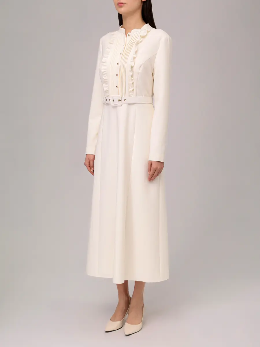 Платье однотонное