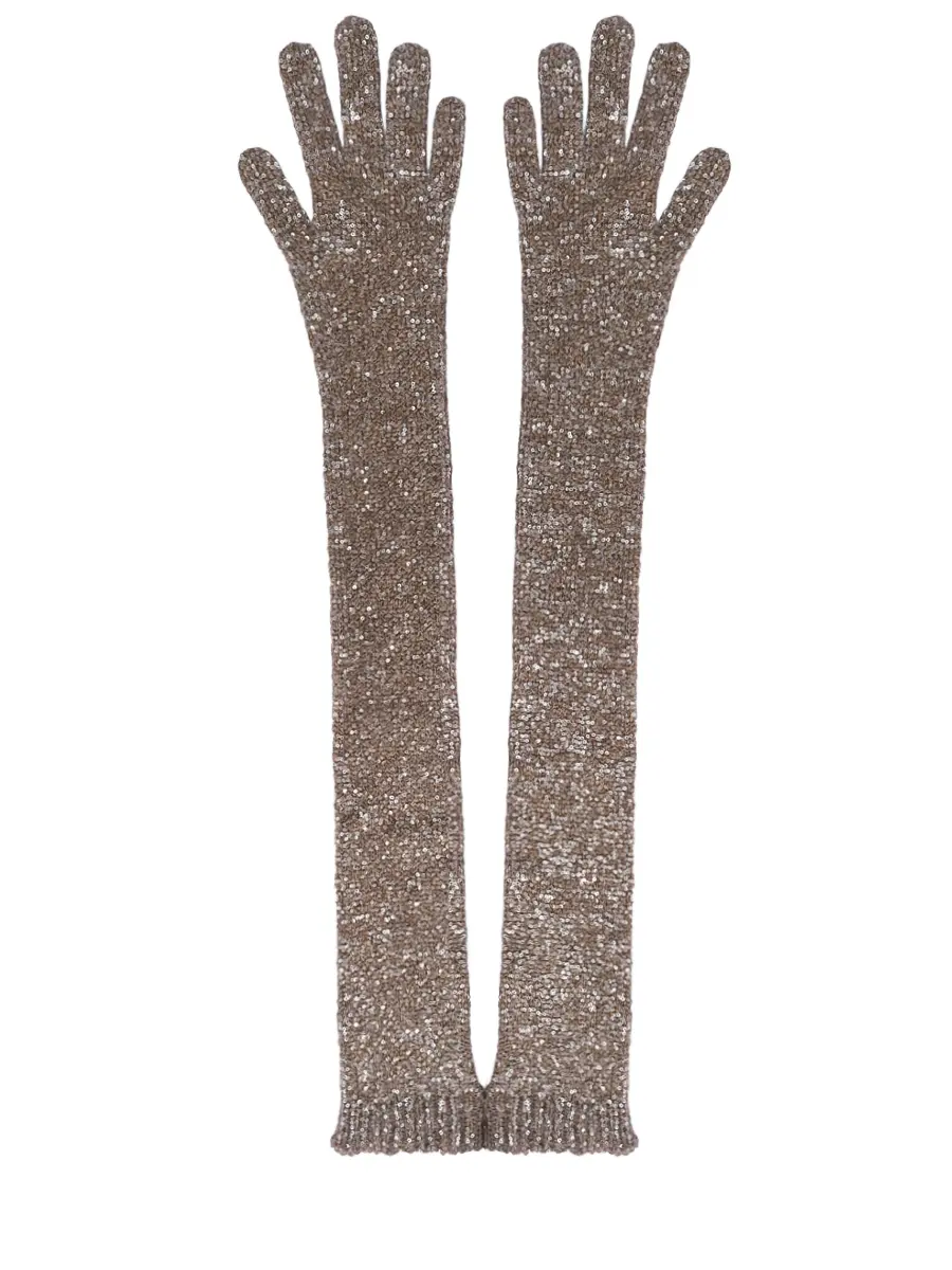 Перчатки с пайетками
