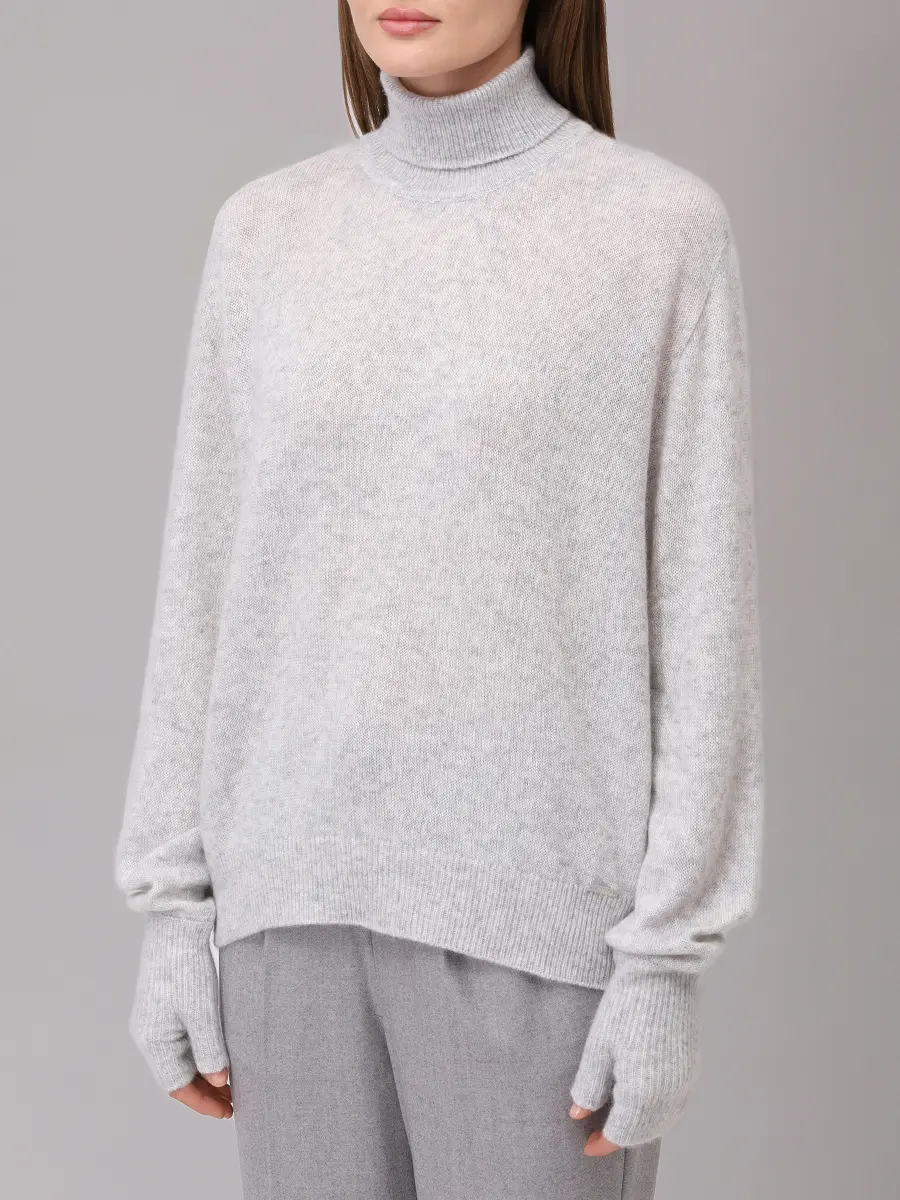 Свитер из кашемира и шелка