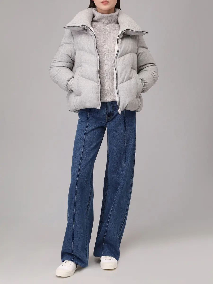 Пуховик стеганый