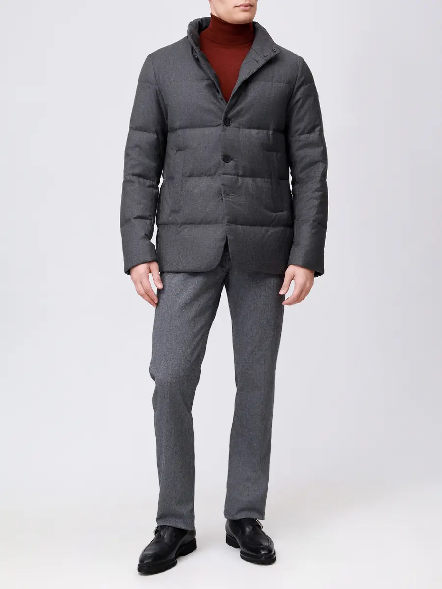 Пуховик стеганый