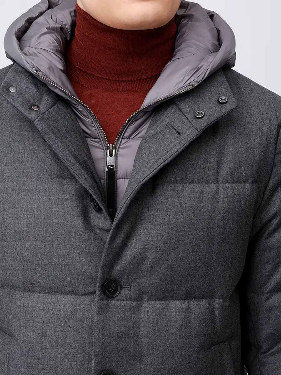 Пуховик стеганый