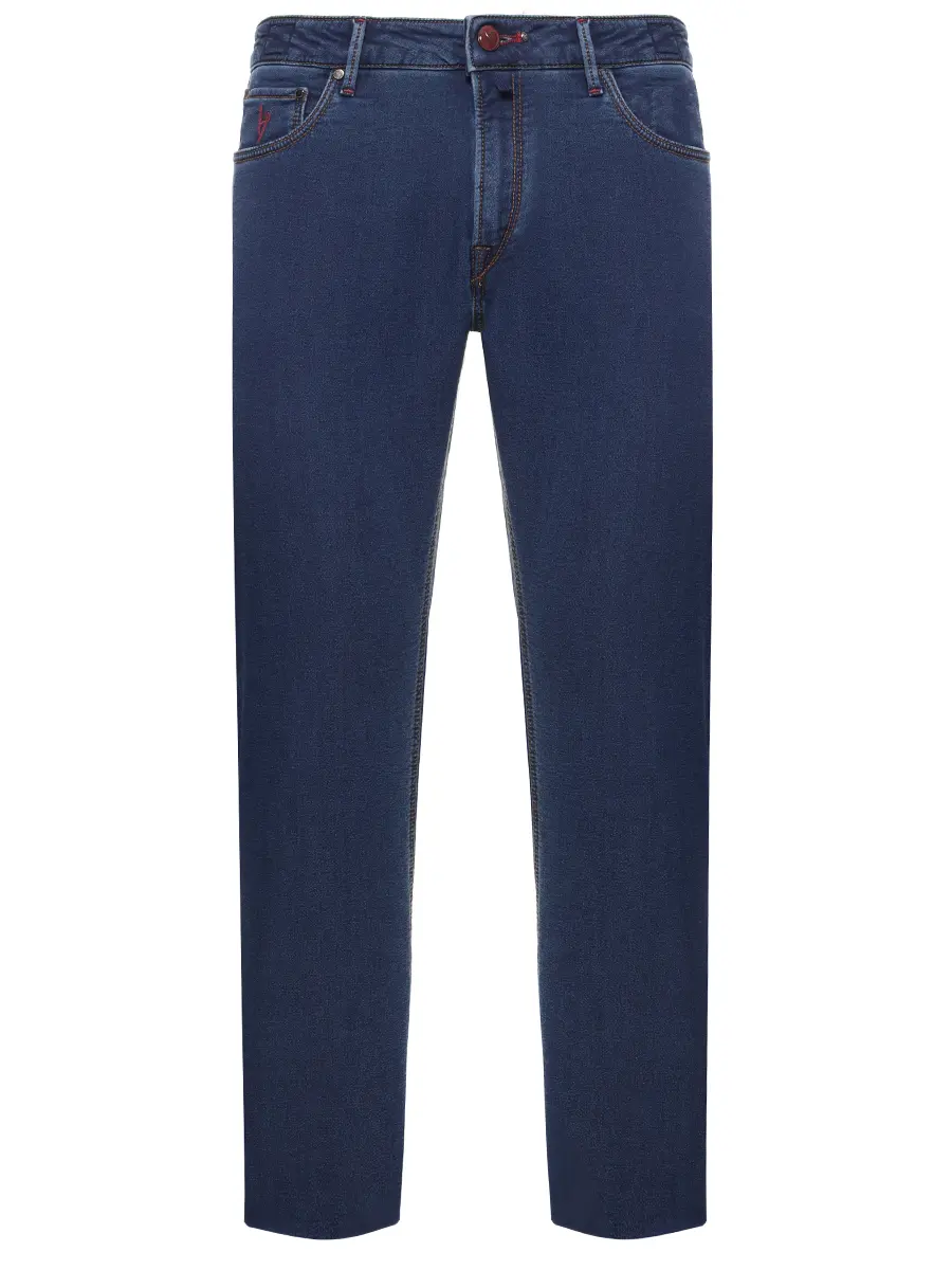 Джинсы из хлопка и шерсти